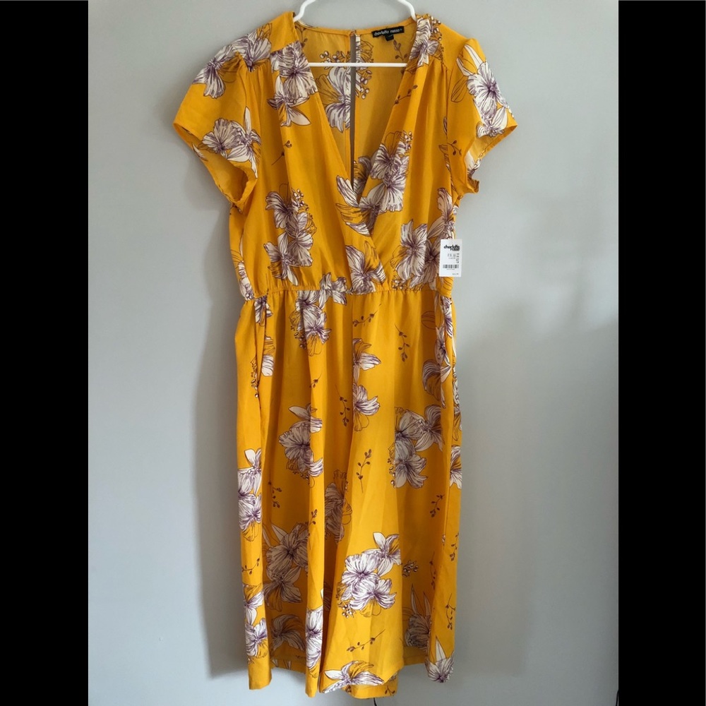 Charlotte Russe plunging neck jumpsuit